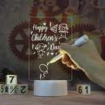 Kreatywna Lampka Nocna Led Note Board Tablica