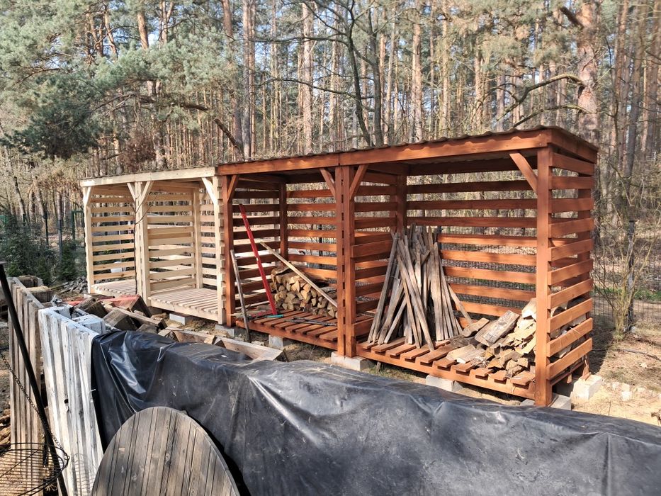 Drewutnie (schowki) na drewno