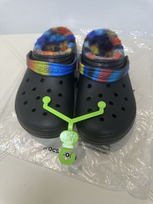 Crocs дитячі клоги Lined Spray Dye Clog