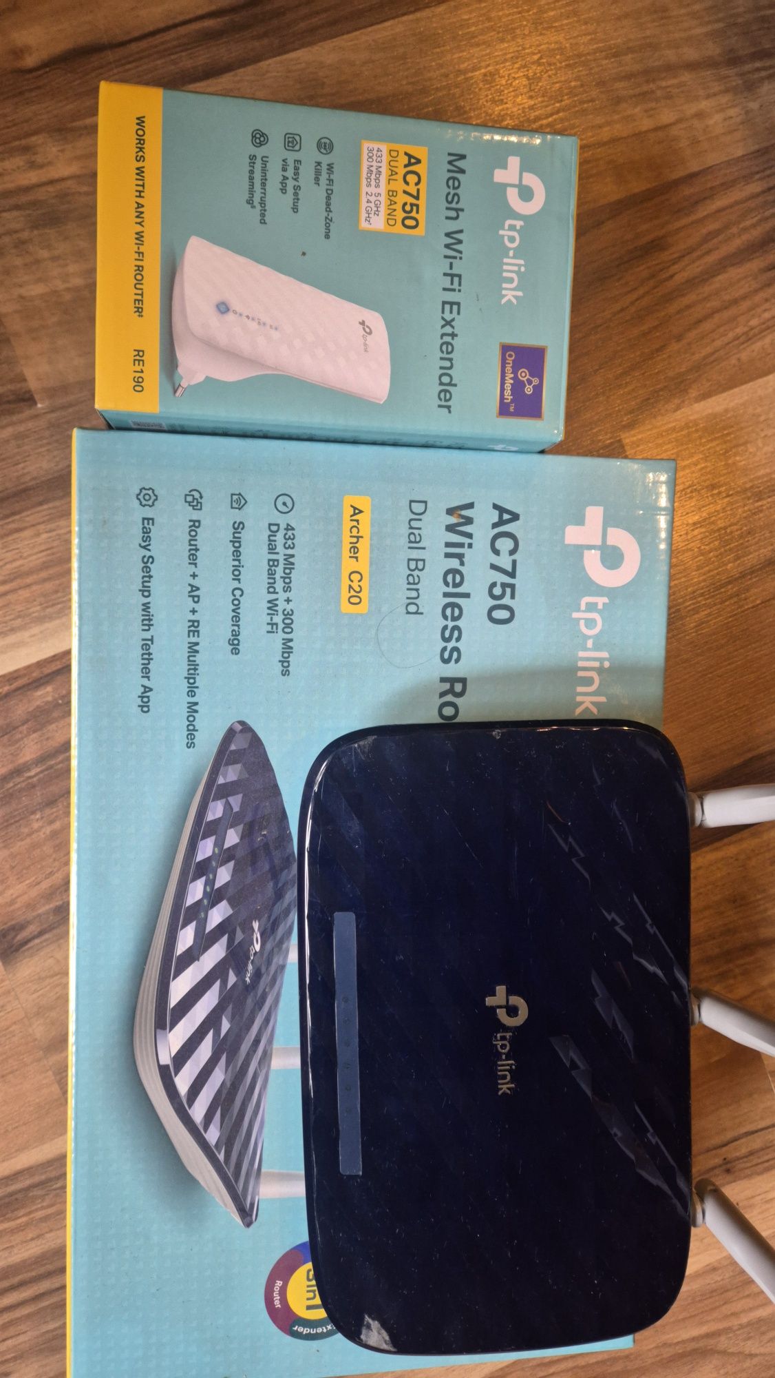 Router DSL + wzmacniacz sygnału