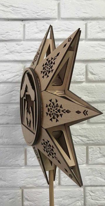 Різдвяна зірка. Новорічний декор