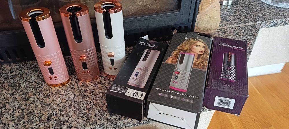CZYTAJ OPIS !! Bezprzewodowa lokówka do włosów z funkcjo power bank