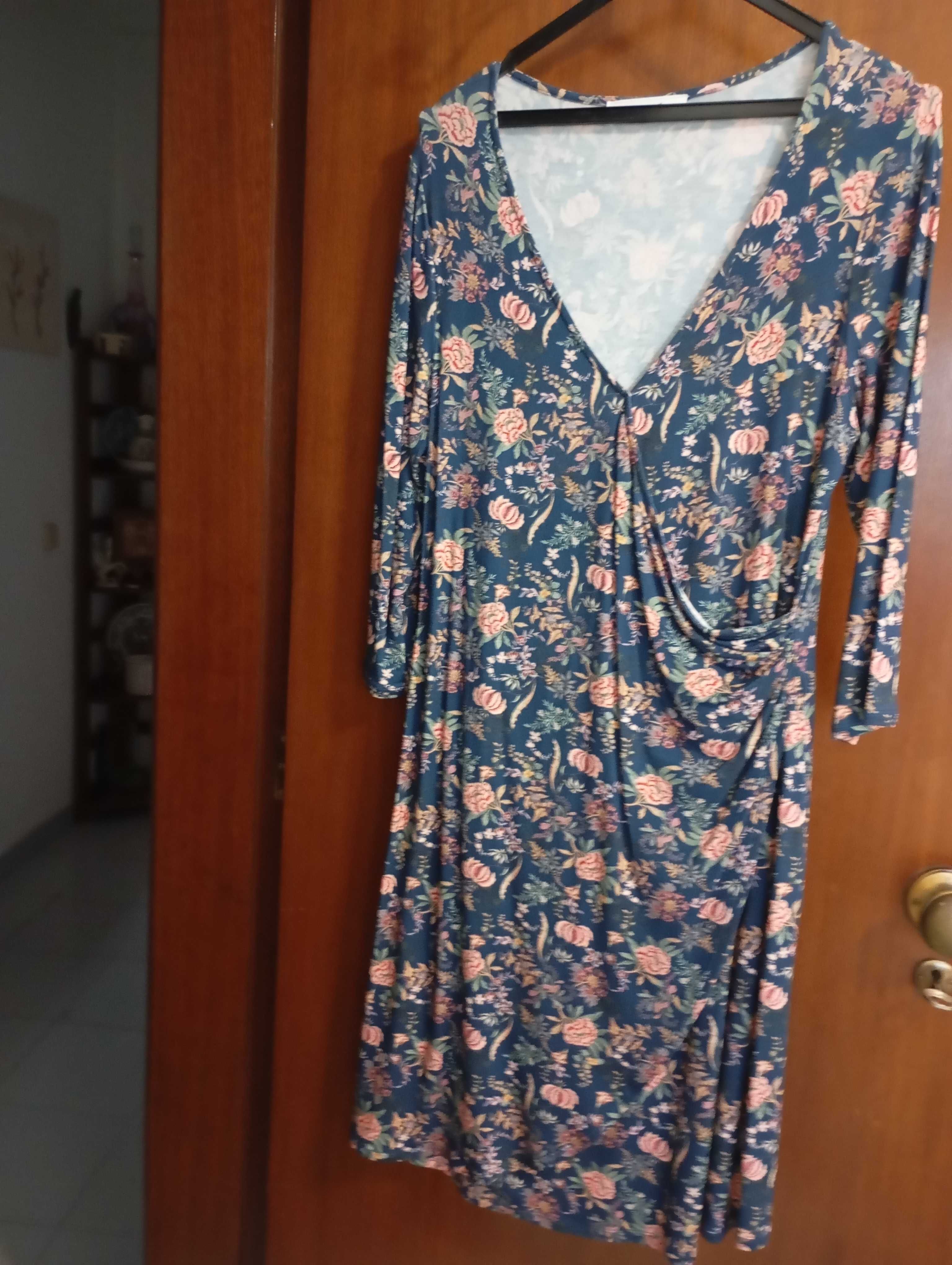 Vestido manga comprida