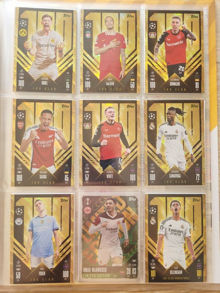 Cartas Match Attax 2024/25 Topps