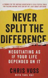 Livro Chris Voss - Never Split The Difference