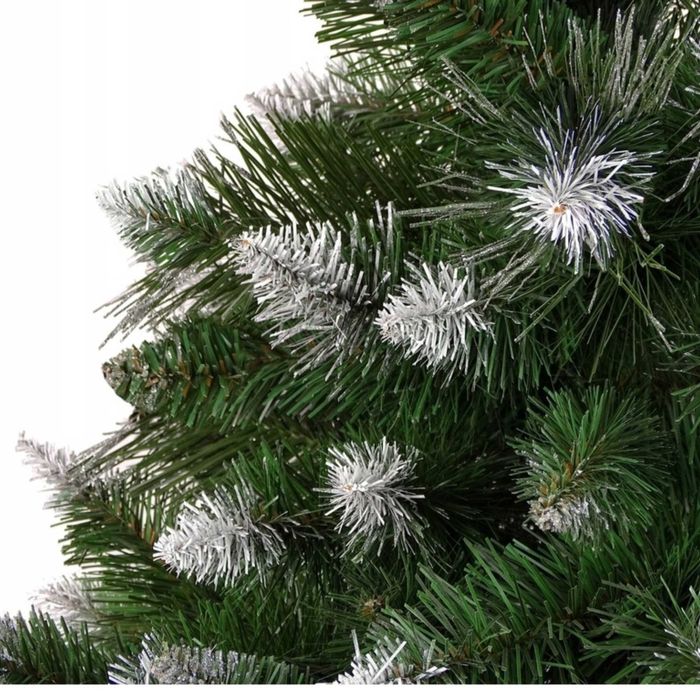 Choinka Sztuczna na Pniu Sosna Diamentowa Ośnieżona Gęsta 180 cm