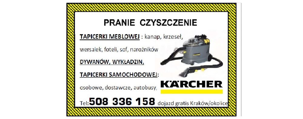 Pranie czyszczenie sofy kanapy tapicerki meblowej samochodowej