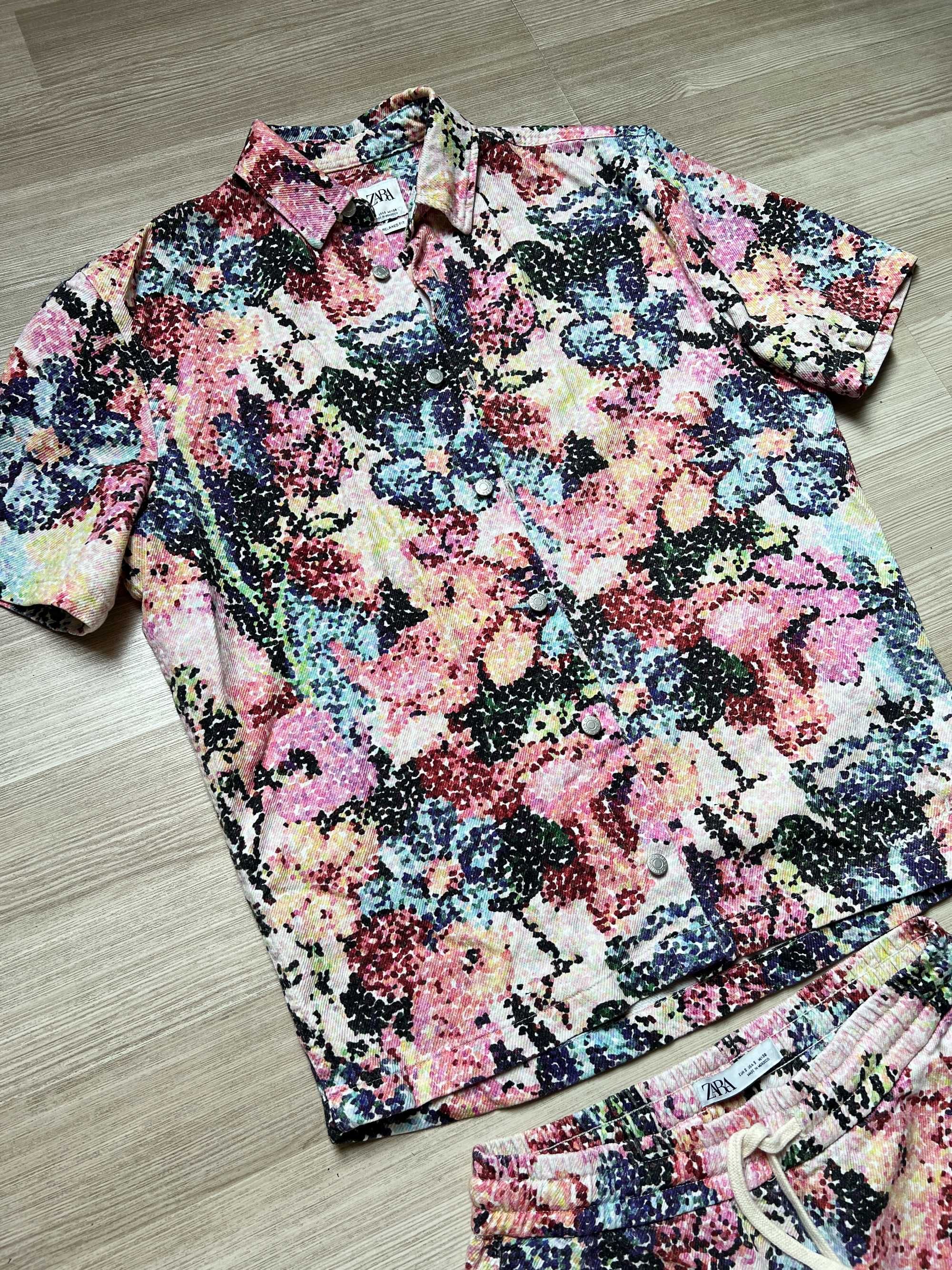 Костюм сорочка та шорти ZARA / рубашка, футболка, шорты