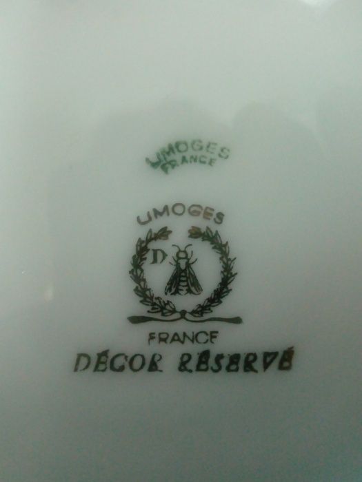 Prato decorativo porcelanas Limoges France