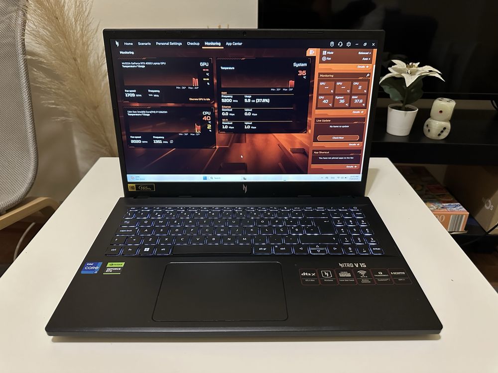 Portátil Gaming Acer | RTX 4060 | i7-13620H | 1TB SSD | Ecrã 165Hz