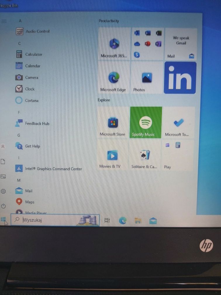 Laptop hp w dobrym stanie