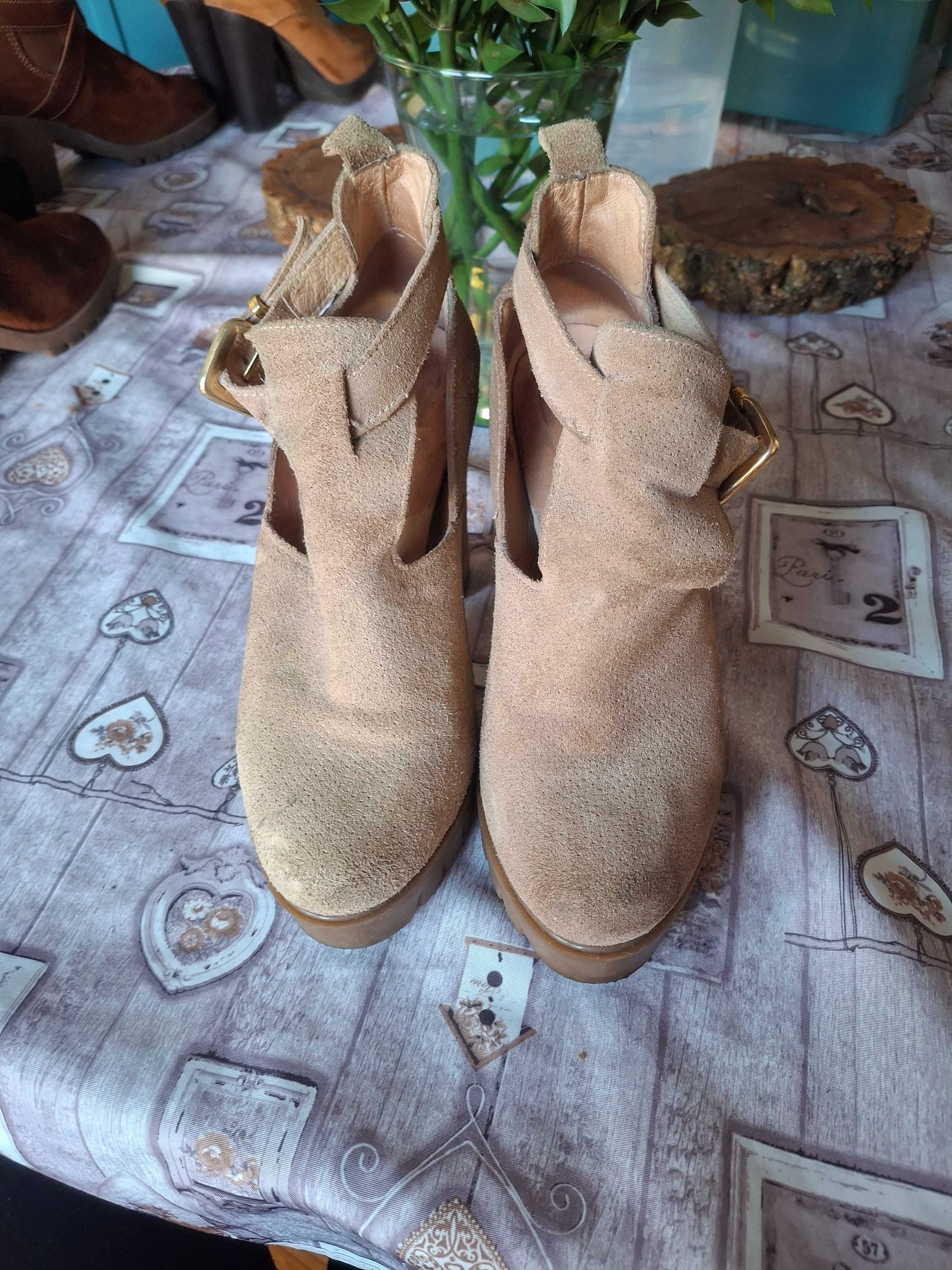 Botas beges n°37