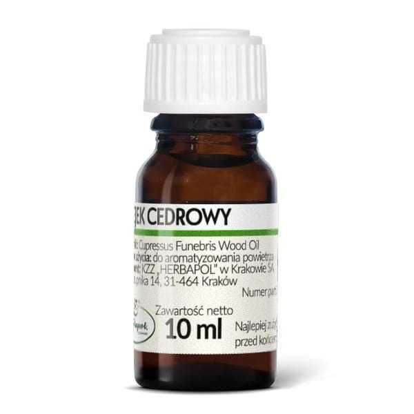 Olejek eteryczny cedrowy -100% , 10 ml, Herbapol