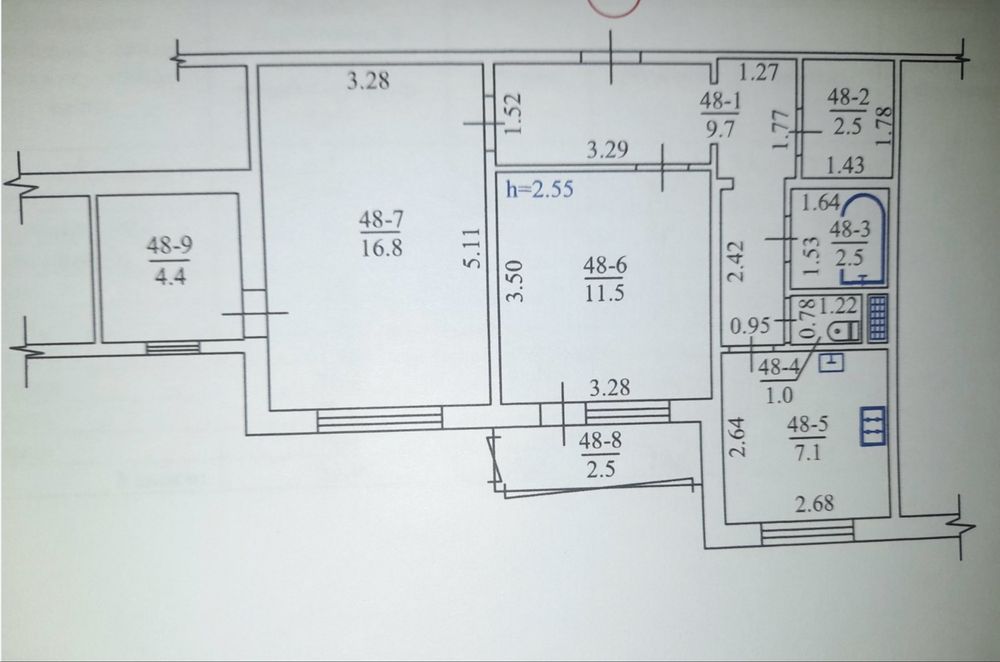 Продам 2 кімнатну квартиру