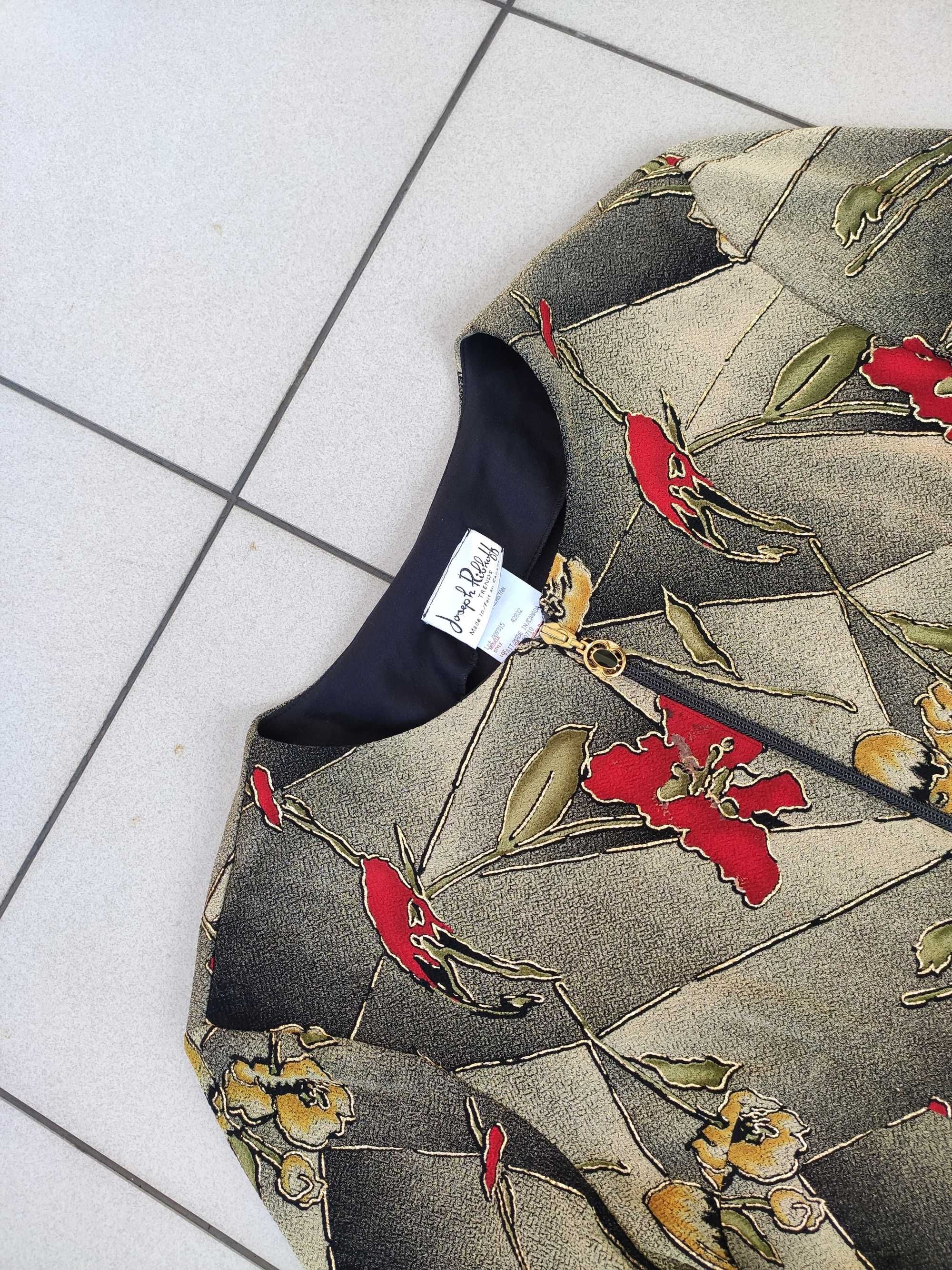Żakiet damski Joseph Ribkoff vintage elegancki kurtka r. L