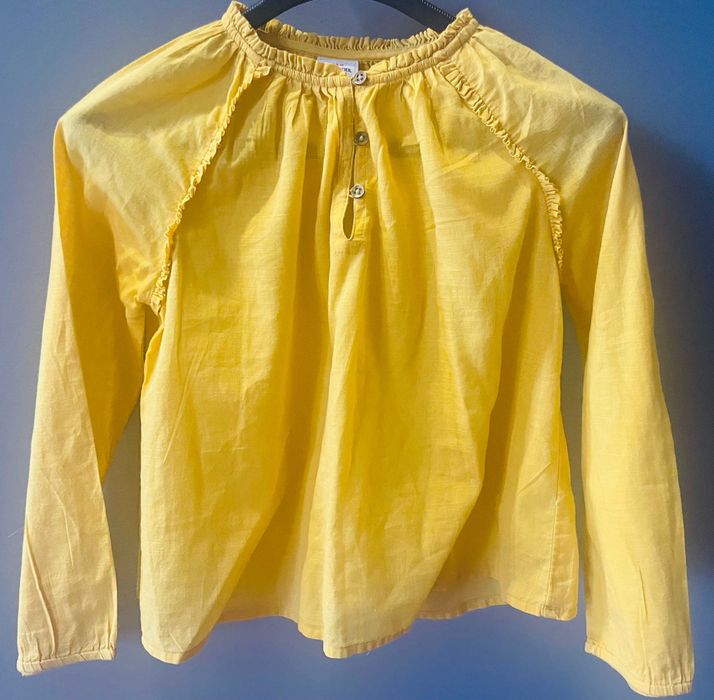 Bluzka letnia bawełniana długi rękaw Tape a loeil rozm. 128, y.8