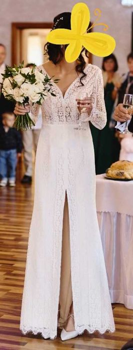 Suknia ślubna z salonu Marifeld – stan idealny, po czyszczeniu