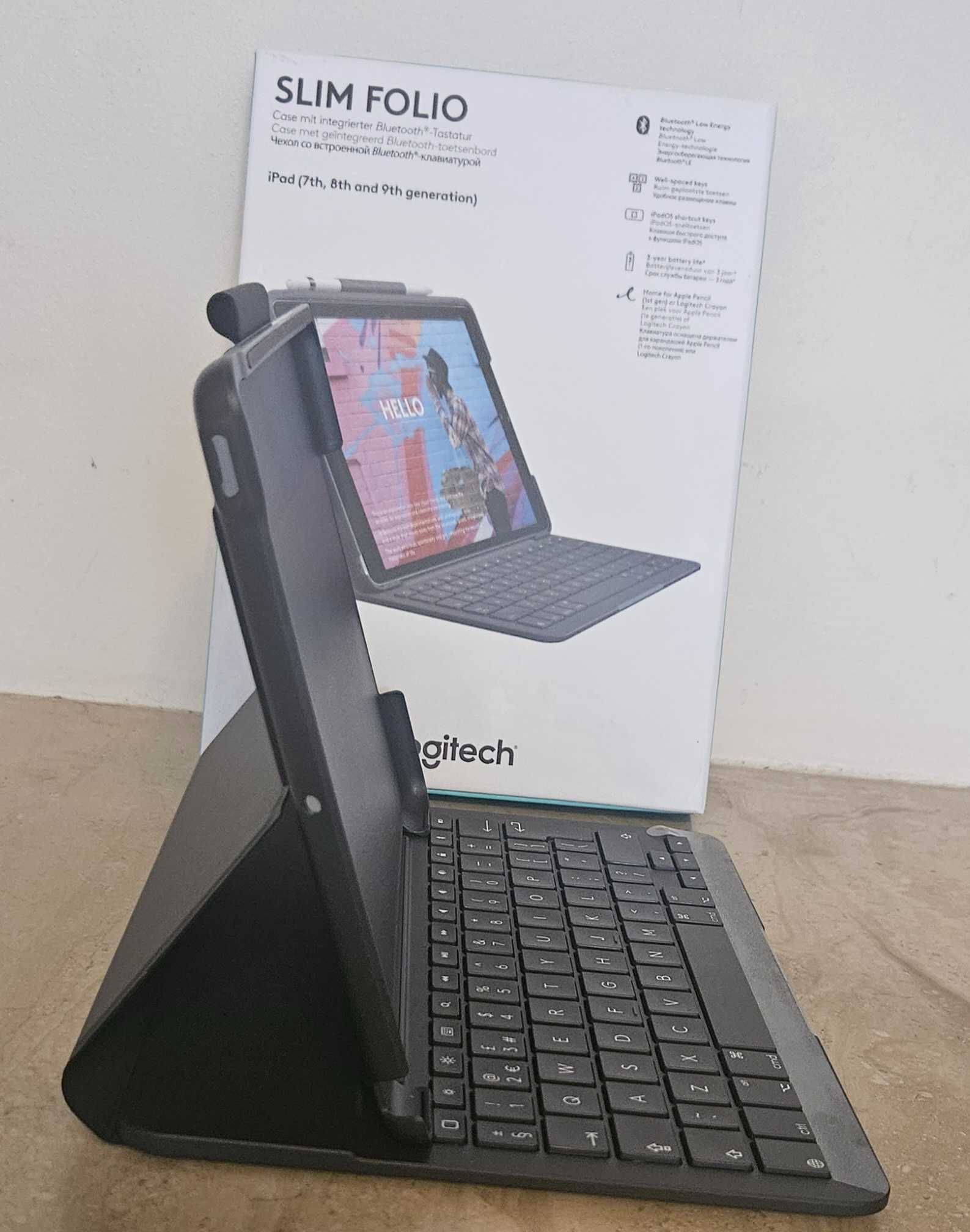 Etui z klapką Logitech do Apple iPad 10,2 czarny