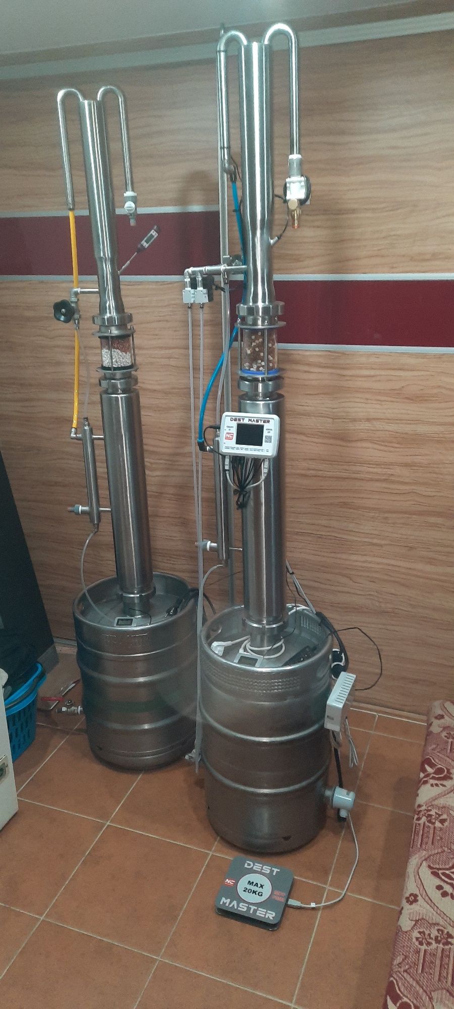 Destylator 96% Pełen automat..keg 50l