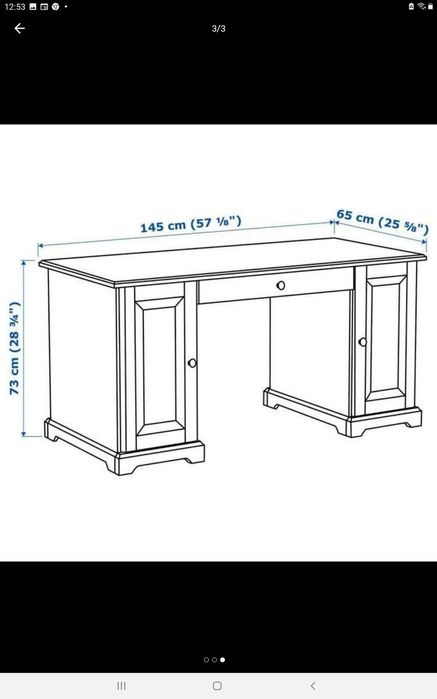 Biurko Ikea Liatorp białe