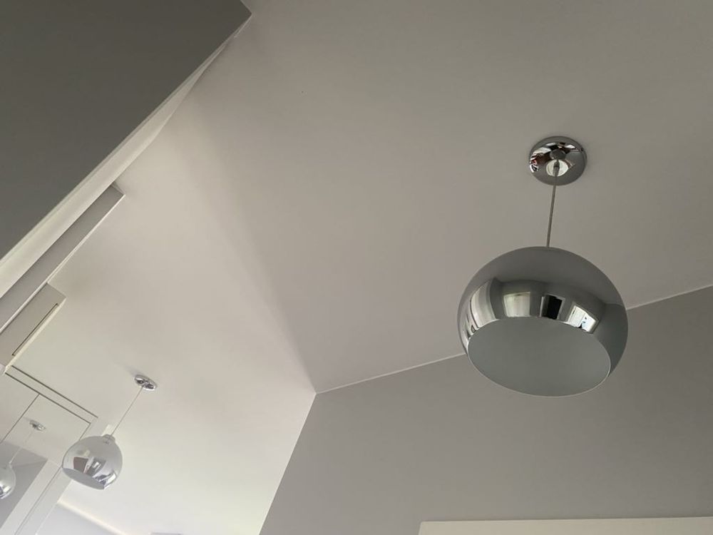 Zestaw lamp do salonu piekne lustrzane -  kula mirror ball srebrna
