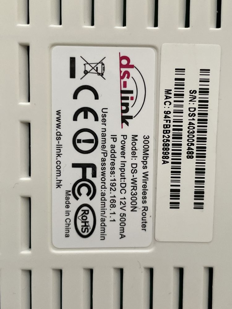 Ruter ds link DS-300WR-N