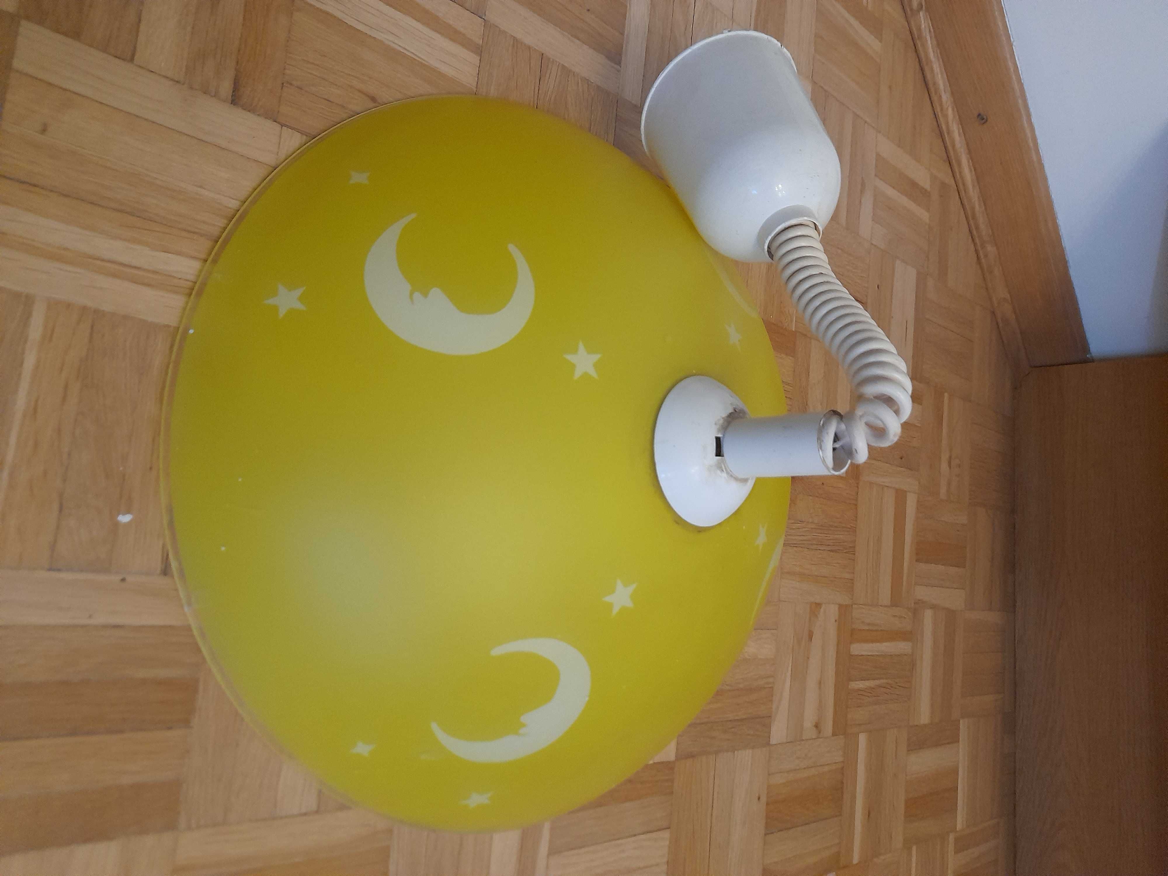 Lampa do dziecięcego pokoju, sufitowa wisząca na spirali