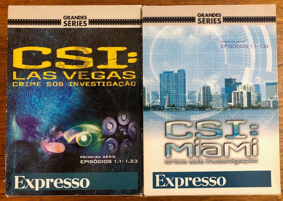 DVD's CSI Miami e CSI Las Vegas - 1ª Season