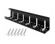 Organizer Uchwyt Maskownica do Kabli pod Biurko 60 cm Metal Stalflex
