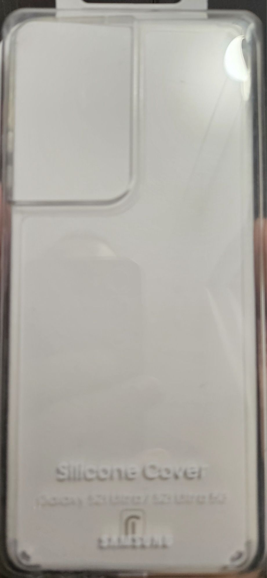 Samsung S21 Ultra Silicone  cover/  transparente - NOVA e ORIGINAL