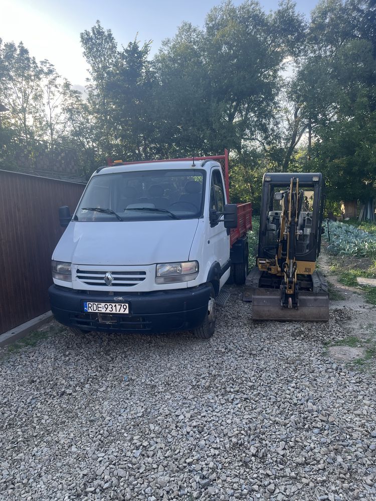 Usługi wynajem  minikoparki wywrotka 3,5t