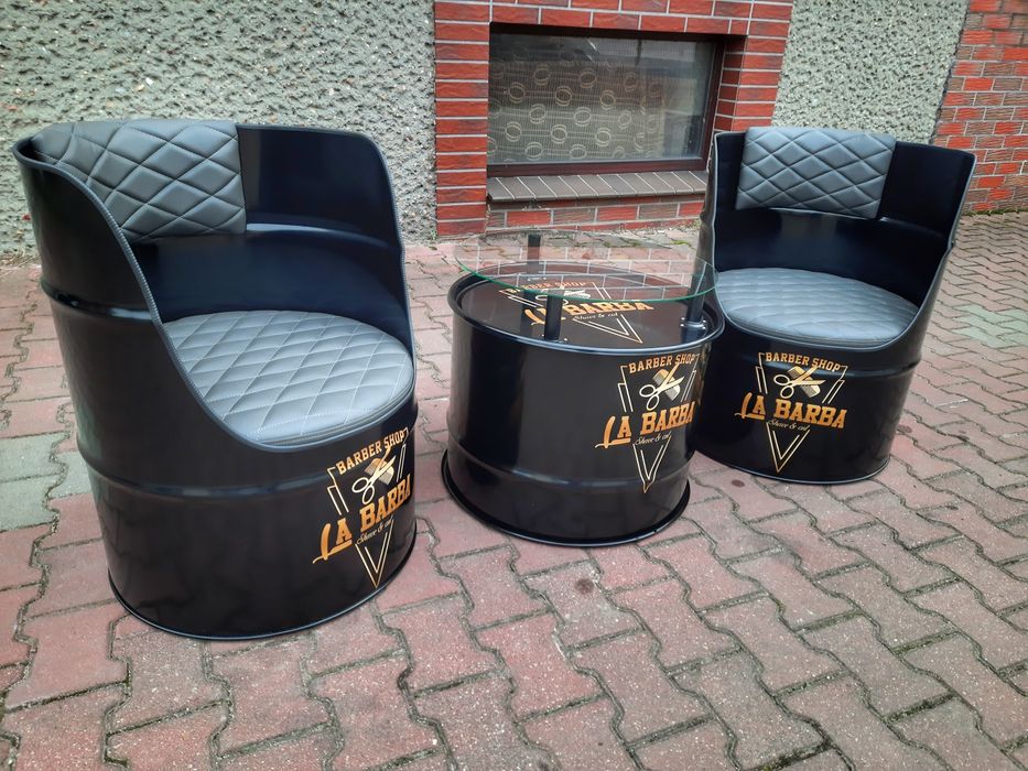 Meble z Beczki Dla Biura, Warsztatu lub salonu