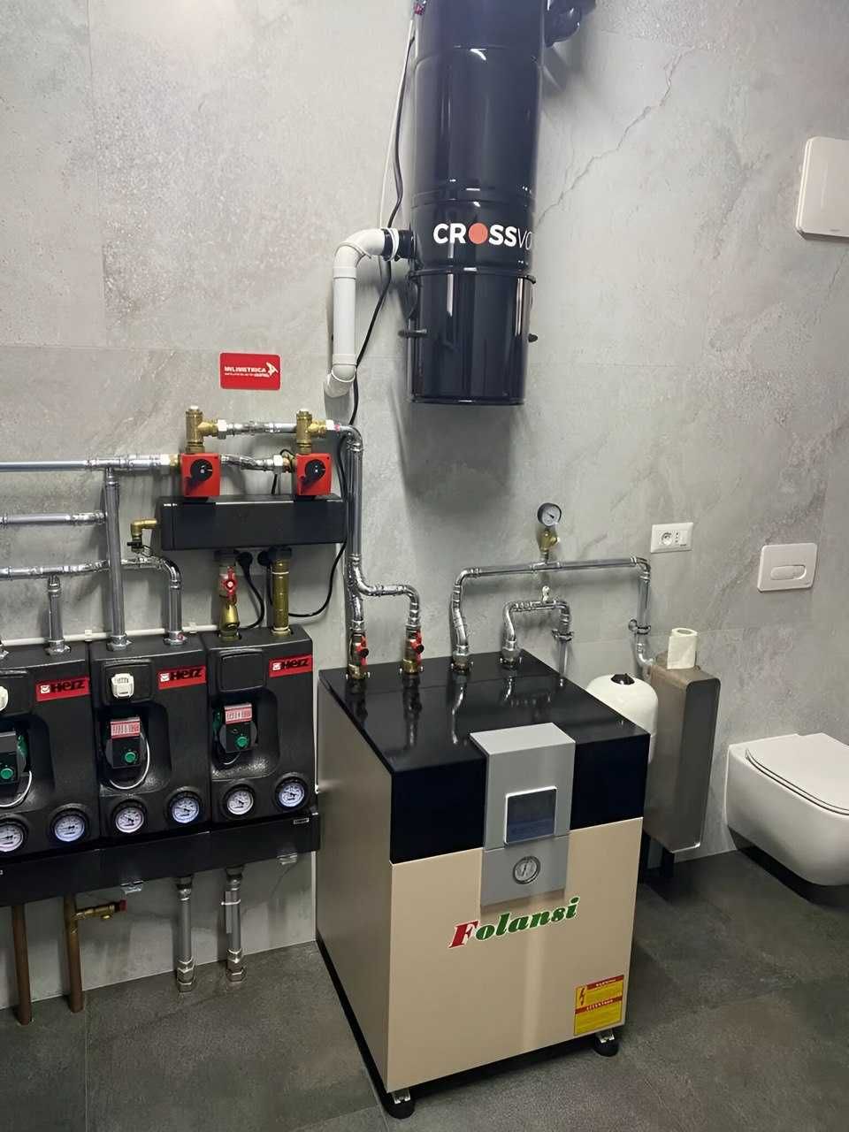 Геотермальний тепловий насос Folansi "Вода-вода" / (7KW) - (45KW)