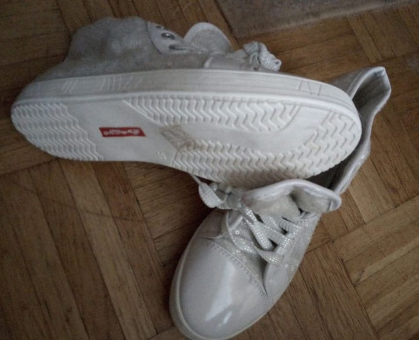 Nowe damskie dziewczęce trampki z cekinami