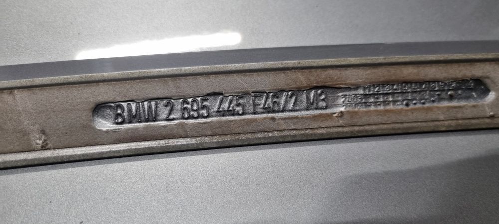 Bmw Lotka na klape Coupe M-Pakiet  #Blenda Listwa Titansilber