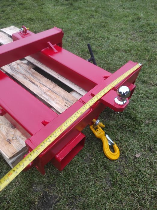 Belka 3w1 z hakiem trawers na widly do bigbag kula do przyczepy zaczep