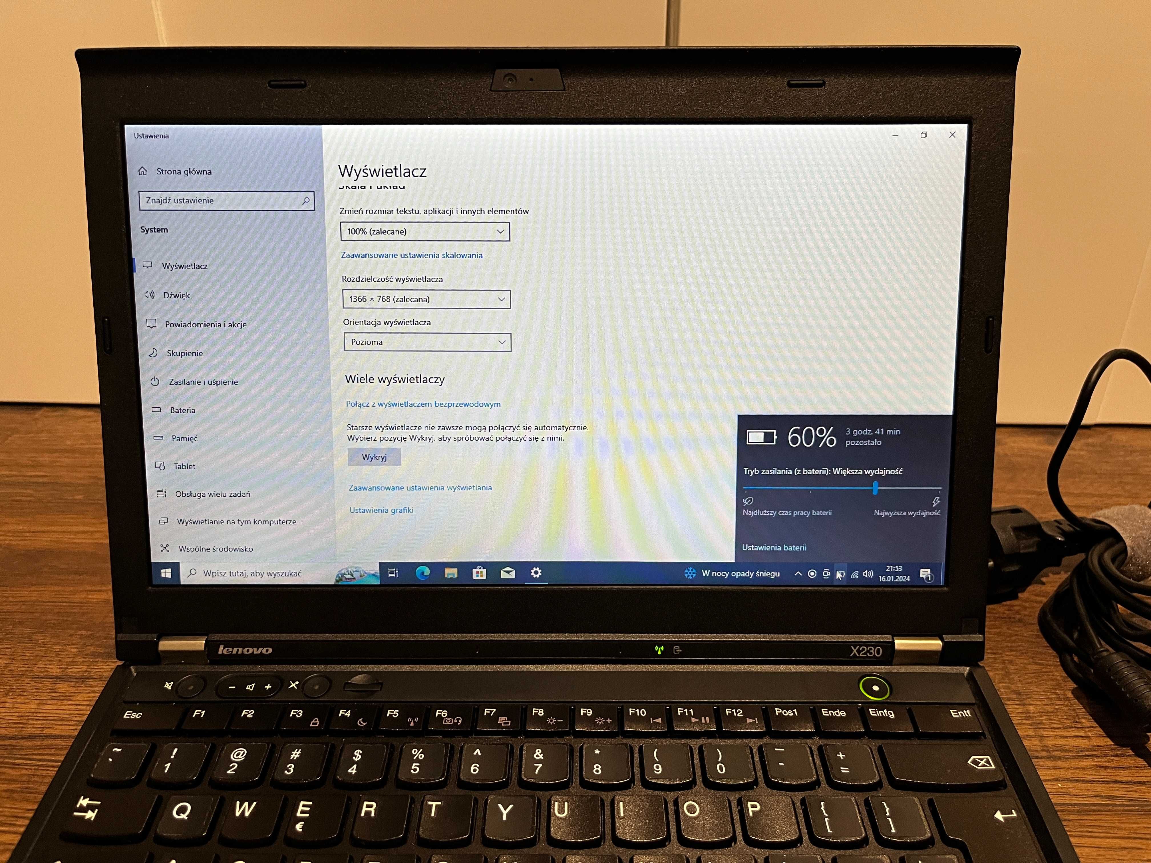 Laptop Lenovo X230 I5-3230M 8GB Ram Win 10 Pro