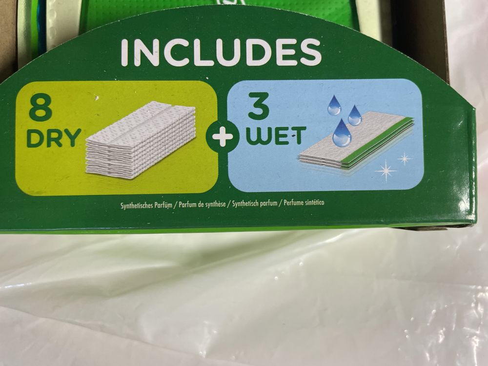 Mopa Swiffer com kit recargas secas e humidas-novo