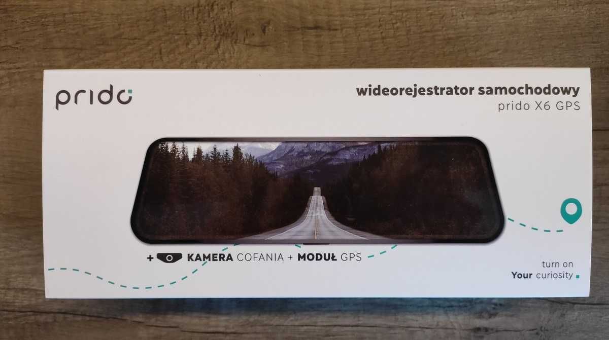 Wideorejestrator PRIDO X6 + Moduł GPS M1