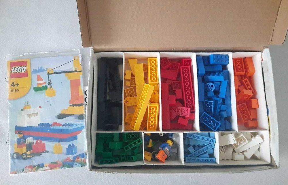Конструктор б/у LEGO Построй гавань 6186, возраст 4+ оригинал 2008 год