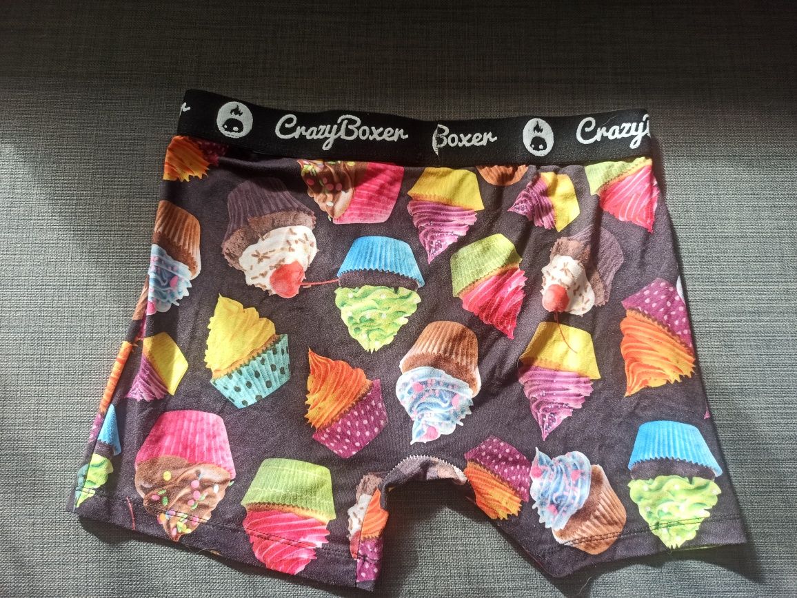 Bokserki Crazy Boxers w babeczki