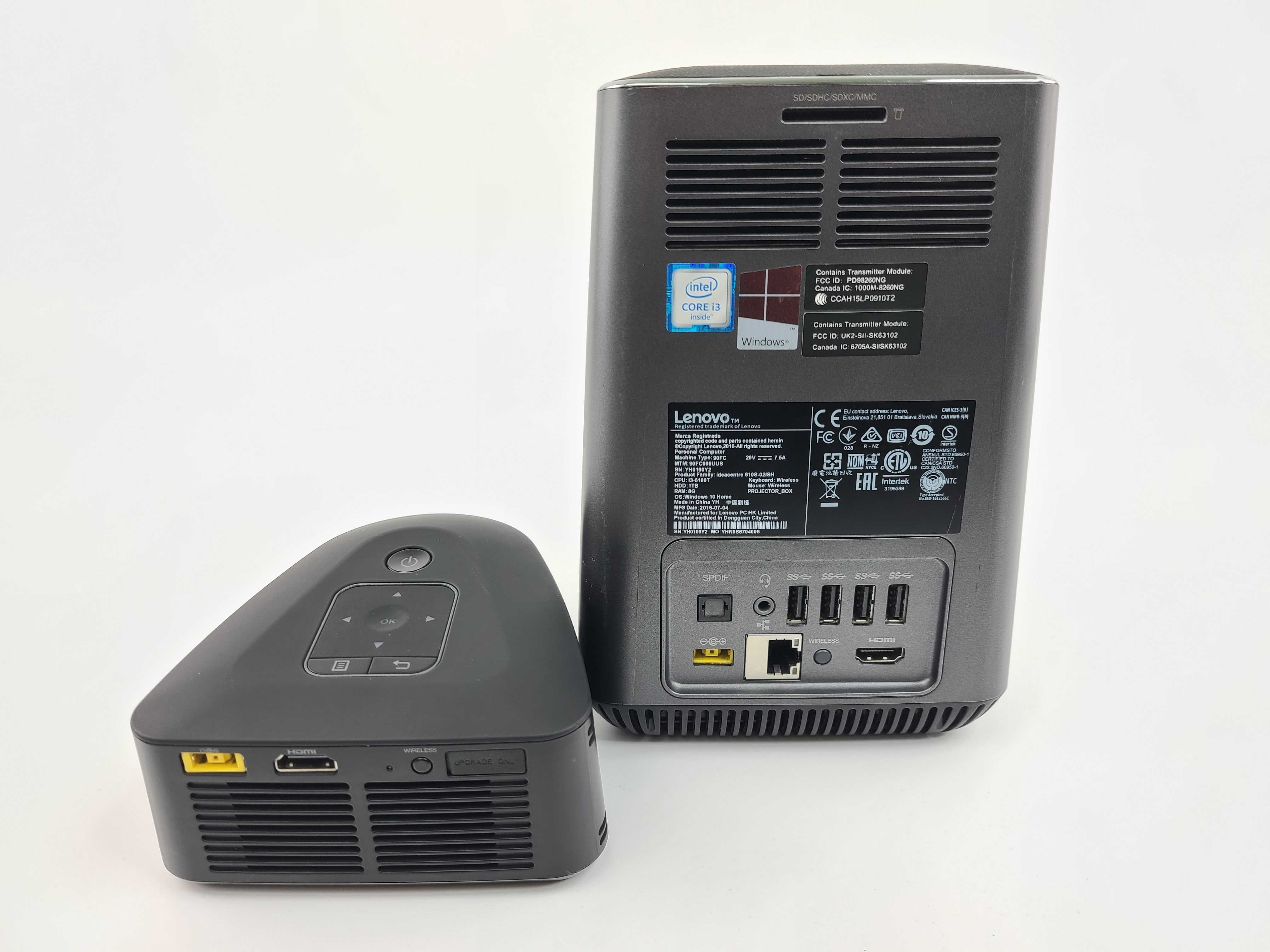 Компактний ПК з проєктором Lenovo IdeaCentre 610S