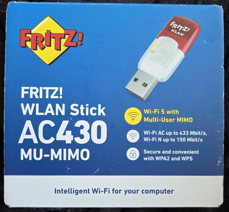 Karta sieciowa USB FRITZ! WLAN Stick AC430 MU-MIMO