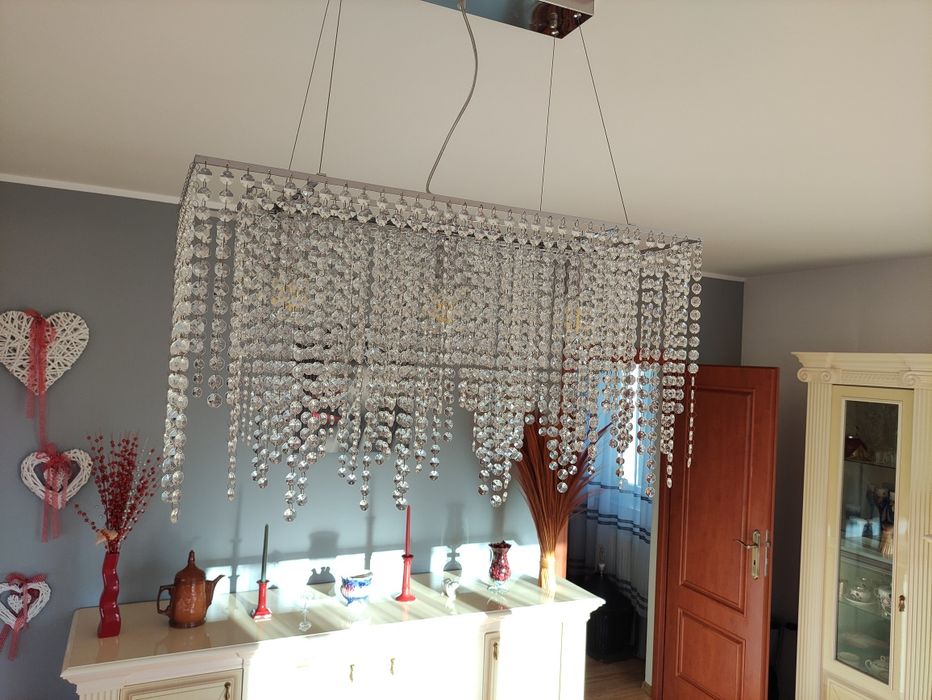 Żyrandol lampa kryształowa Glamour