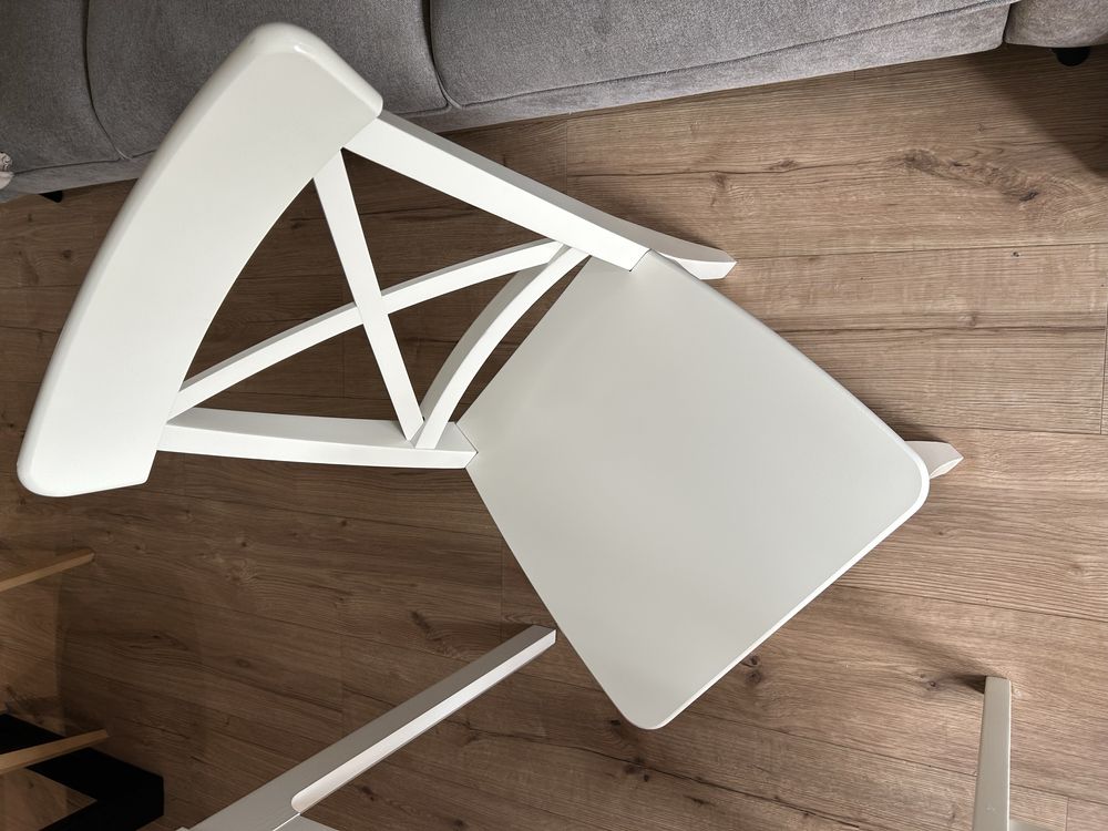 Zestaw Ikea - Stół Ekedalen 120/180x80 + 4 krzesła Ingolf