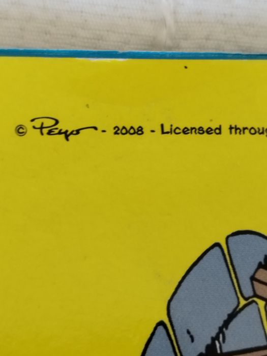 Álbum de cromos raro da Panini. Edição belga dos Smurfs. Completo. Edi