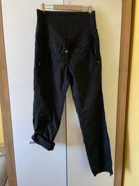 Spodnie ciążowe czarne H&M długie i za kolanko