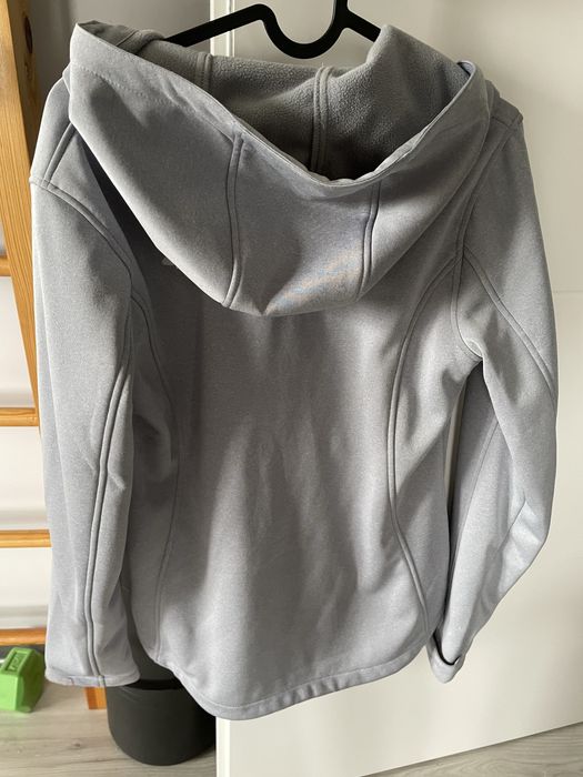 Jasny szary melanż softshell kurtka bluza damska 4f rozm. S