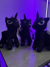 Іграшка чорна поні / сатанинський єдиноріг