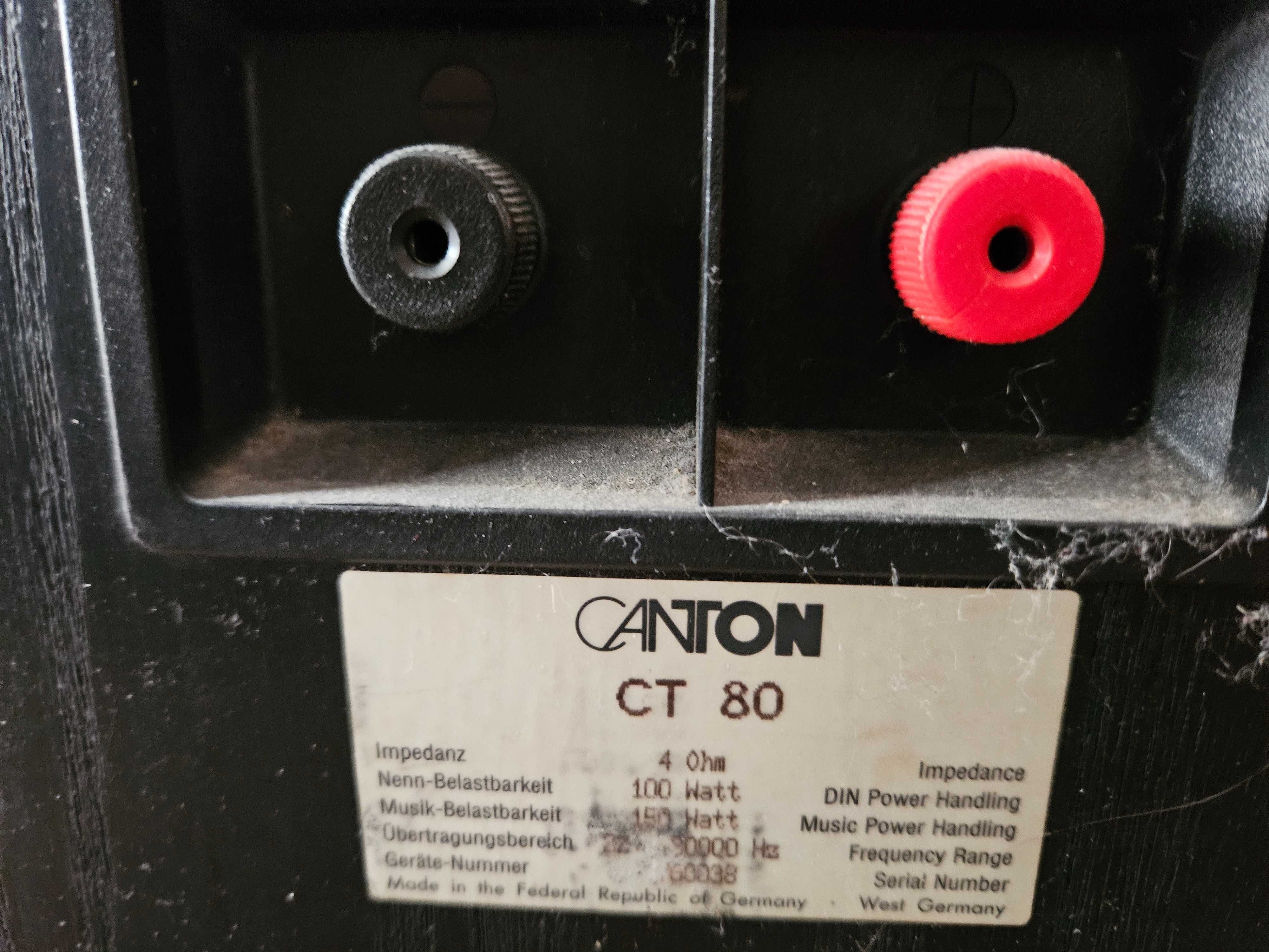 Glosnik kolumna wysokotonowy niskotonowy Canton ct 80